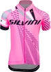 Dětský cyklistický dres Silvini Team Pink Cloud