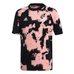 Dětský předzápasový dres adidas Juventus FC černo-růžový