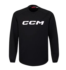 Dětský svetr CCM LOCKER ROOM FLEECE CREW Black