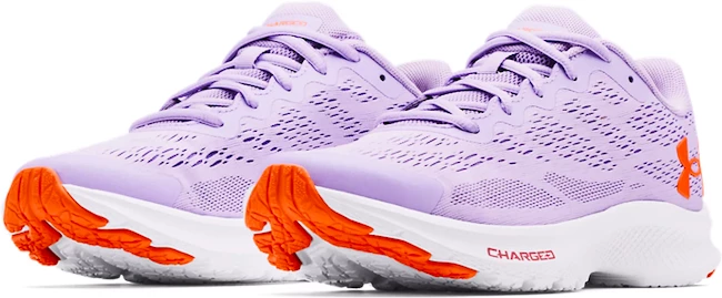 Dívčí běžecká obuv Under Armour Charged Bandit 6 Purple