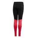 Dívčí legíny adidas Core Long Tight černo-růžové