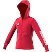 Dívčí mikina adidas Essentials Linear Full Zip Pink