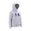 Dívčí mikina Under Armour  Rival Fleece Logo Hoodie-GRY