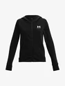 Dívčí mikina Under Armour  Rival Fleece LU FZ Hoodie-BLK