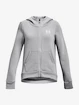 Dívčí mikina Under Armour  Rival Fleece LU FZ Hoodie-GRY S