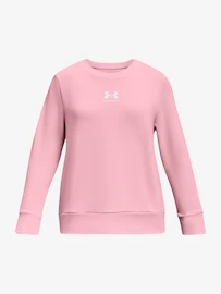 Dívčí mikina Under Armour Rival Terry Crew -PNK