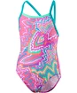 Dívčí plavky Speedo  Orbit Groove Allover Thinstrap Crossback
