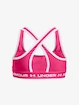 Dívčí podprsenka Under Armour  G Crossback Mid Solid-PNK