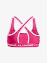 Dívčí podprsenka Under Armour  G Crossback Mid Solid-PNK