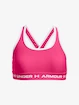 Dívčí podprsenka Under Armour  G Crossback Mid Solid-PNK M
