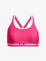 Dívčí podprsenka Under Armour  G Crossback Mid Solid-PNK M