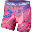 Dívčí šortky Nike Pro Boy Print Femme růžové