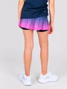 Dívčí sukně BIDI BADU  Colortwist Printed Wavy Junior Skort Pink/Dark Blue