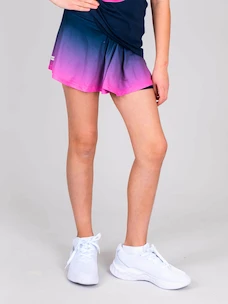Dívčí sukně BIDI BADU  Colortwist Printed Wavy Junior Skort Pink/Dark Blue