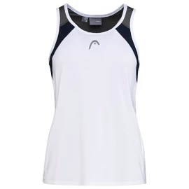 Dívčí tílko Head Club 22 Tank Top Girls White/Dark Blue