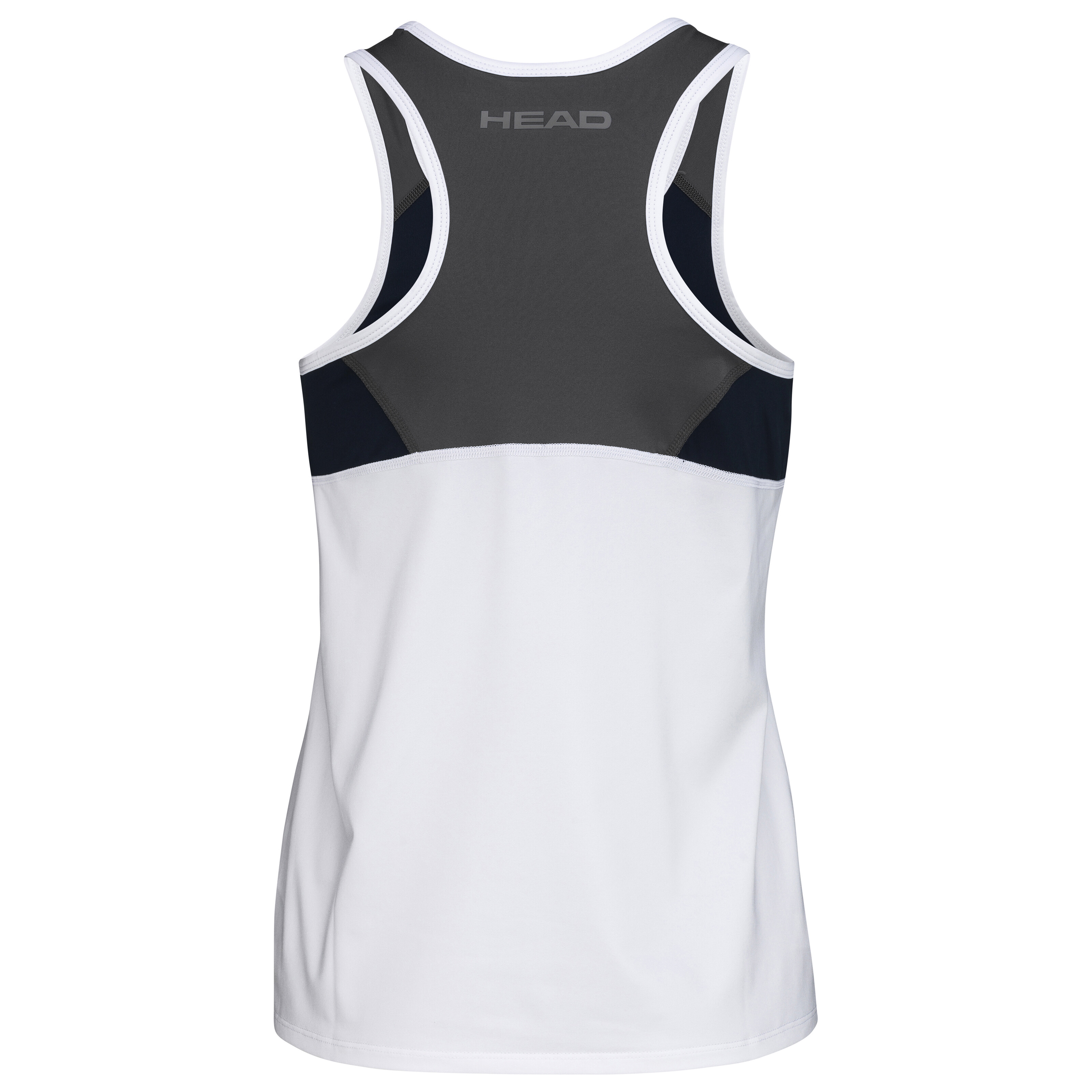 Dívčí tílko Head  Club 22 Tank Top Girls White/Dark Blue 152 cm - thumb (1)