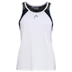 Dívčí tílko Head  Club 22 Tank Top Girls White/Dark Blue 164 cm