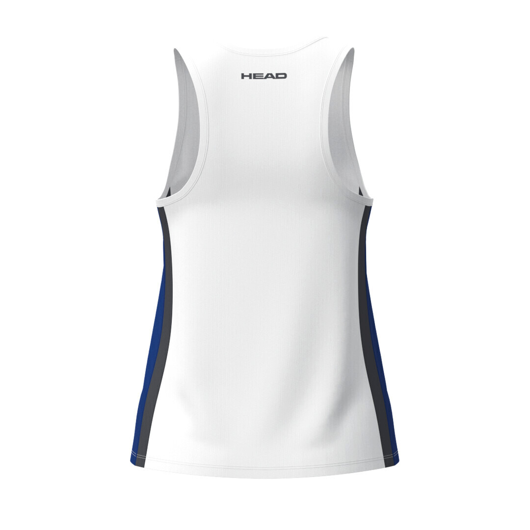 Dívčí tílko Head  CLUB 25 Tank Top Girls Royal/White 140 cm - thumb (1)
