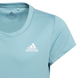 Dívčí tričko adidas Aeroready 3-Stripes Tee Mint Ton