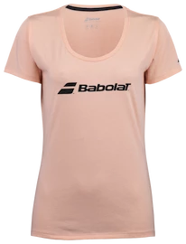 Dívčí tričko Babolat Exercise Babolat Tee Girl Tropical Peach