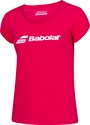 Dívčí tričko Babolat Exercise Tee Red