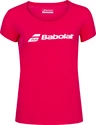 Dívčí tričko Babolat Exercise Tee Red