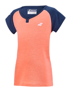 Dívčí tričko Babolat  Play Cap Sleeve Top Fluo Strike