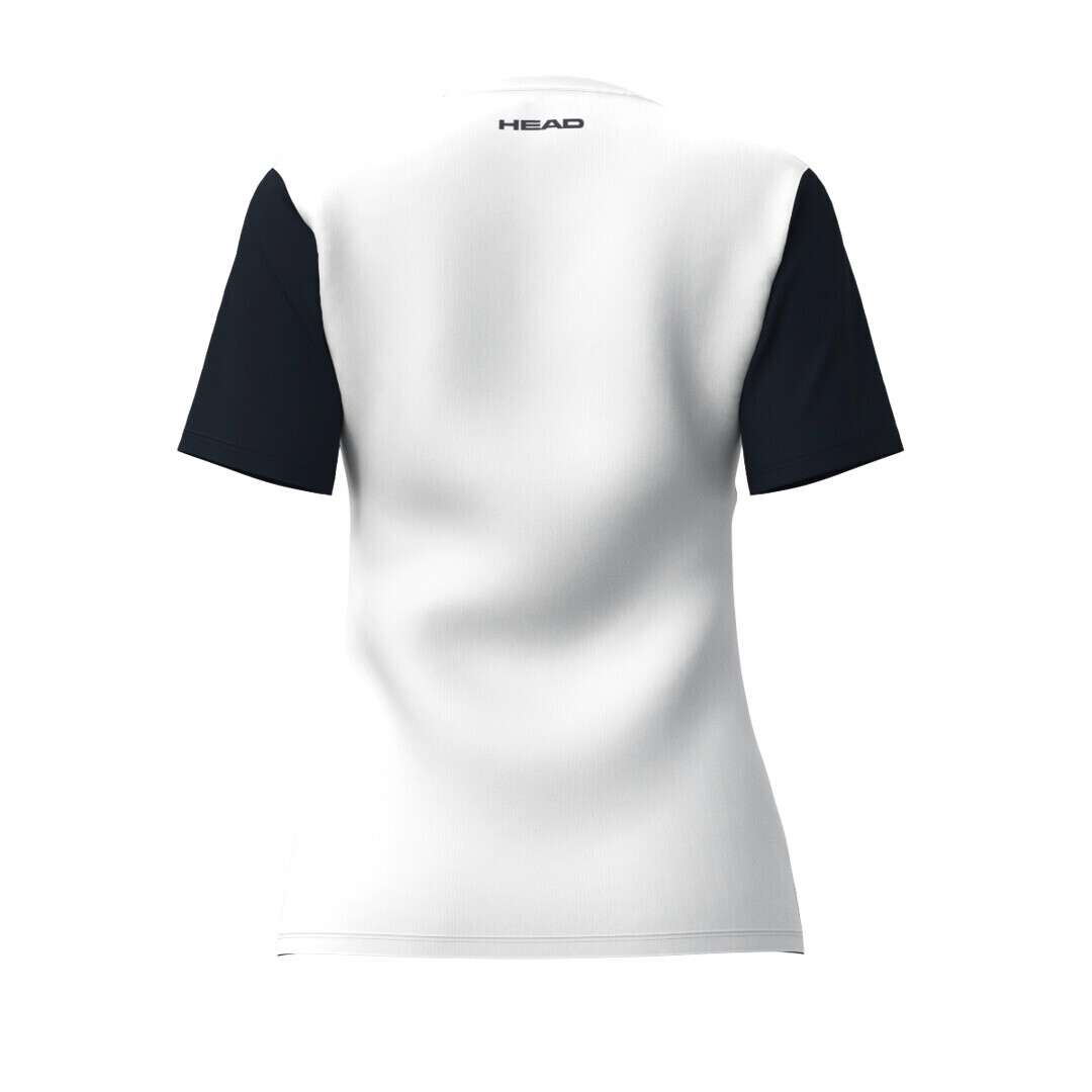 Dívčí tričko Head  CLUB 25 Tech T-Shirt Girls Navy/White 164 cm - thumb (1)