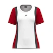 Dívčí tričko Head  CLUB 25 Tech T-Shirt Girls Red/White 128 cm