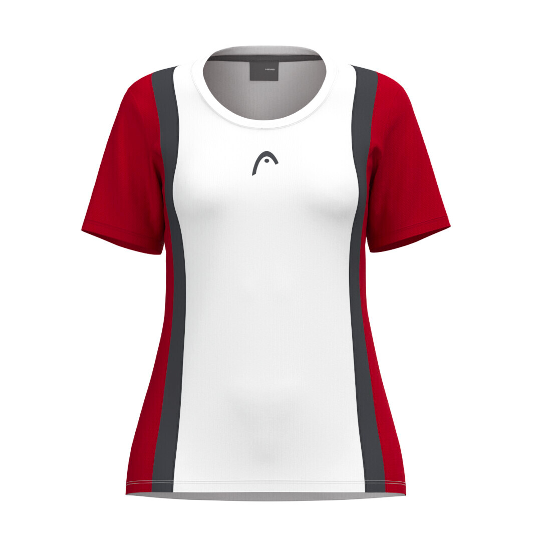 Product detail of Dívčí tričko Head  CLUB 25 Tech T-Shirt Girls Red/White 140 cm