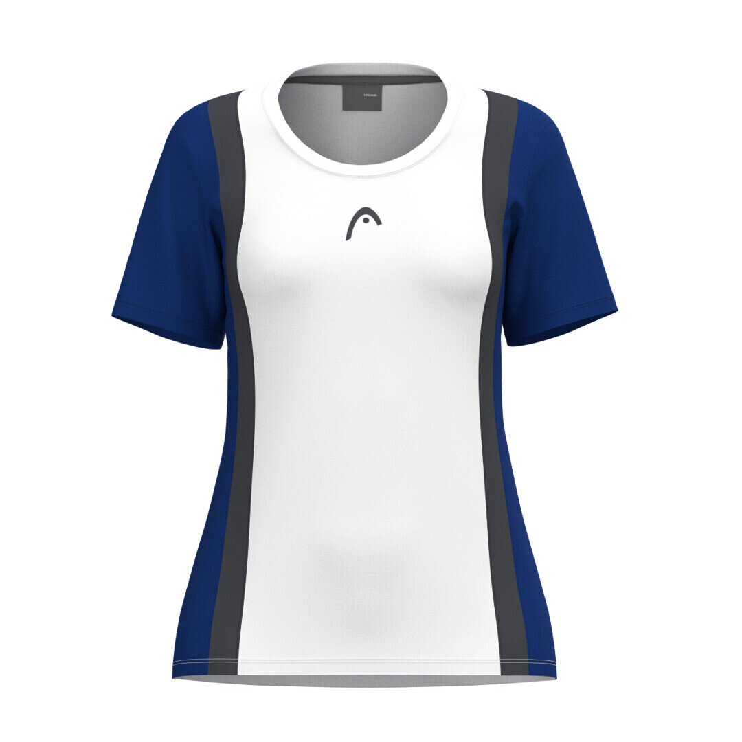 Product detail of Dívčí tričko Head  CLUB 25 Tech T-Shirt Girls Royal/White 128 cm