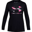 Dívčí tričko Under Armour  Tech Graphic Big Logo LS T-Shirt-BLK