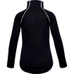 Dívčí tričko Under Armour  Tech Graphic Logo Half Zip-BLK