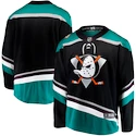 Dres Fanatics Breakaway Jersey NHL Anaheim Ducks black alternativní