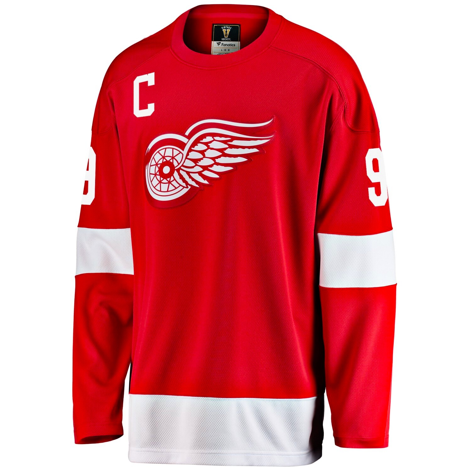 Dres Fanatics Breakaway Jersey NHL Vintage Detroit Red Wings Gordie Howe 9  M - thumb (2)