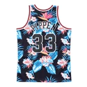 Dres Mitchell & Ness Floral Swingman Jersey NBA Chicago Bulls Scottie Pippen 33