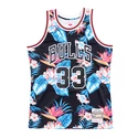 Dres Mitchell & Ness Floral Swingman Jersey NBA Chicago Bulls Scottie Pippen 33