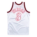 Dres Mitchell & Ness Platinum Swingman Jersey NBA Philadelphia 76ers Allen Iverson 3