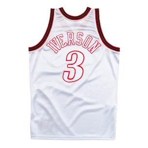 Dres Mitchell & Ness Platinum Swingman Jersey NBA Philadelphia 76ers Allen Iverson 3