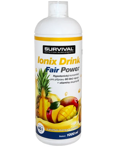 Energetický iontový nápoj Survival Ionix Drink 1 L + 1 L