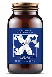 EXP BrainMax Vitamin D3 & K2 100 kapslí
