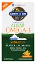 EXP Garden of Life Minami Nutrition Omega-3 Vegan DHA 60 kapslí pomeranč