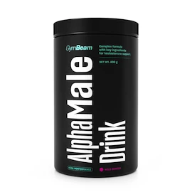 EXP GymBeam AlphaMale Drink 400 g jablko