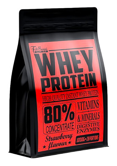 FitBoom Whey Protein 80% 1000 g čokoláda - banán - thumb (4)