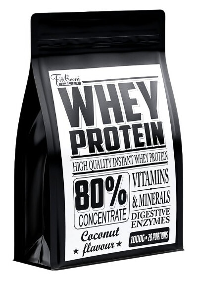 FitBoom Whey Protein 80% 1000 g čokoláda - banán - thumb (5)