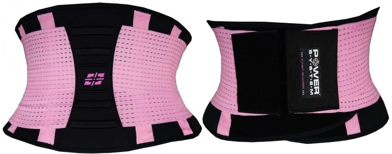 Fitness opasek Power System  Waist Shaper Pink S/M