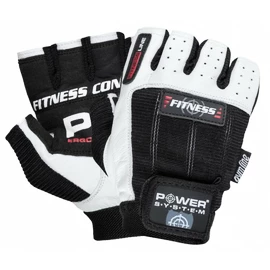 Fitness rukavice Power System Fitness Black/White