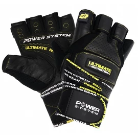 Fitness rukavice Power System Ultimate Motivation Black/Yellow