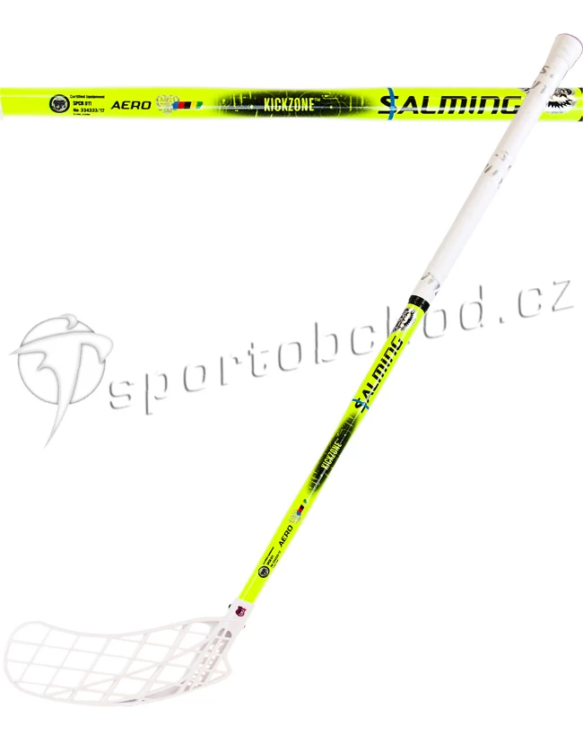 Florbalová hokejka Salming Aero KickZone TipCurve MID 82 cm