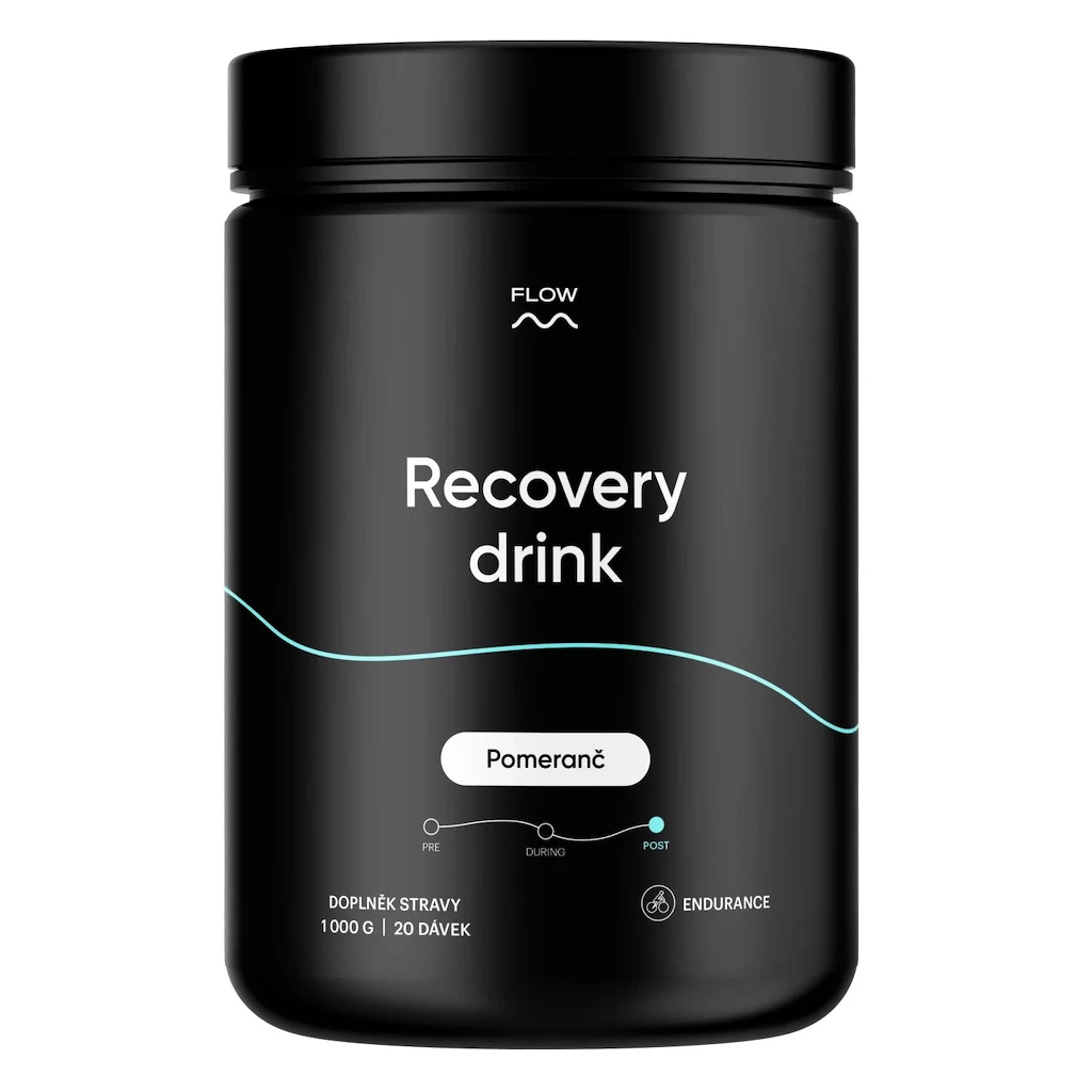 FLOW Recovery drink 1000 g zelené jablko